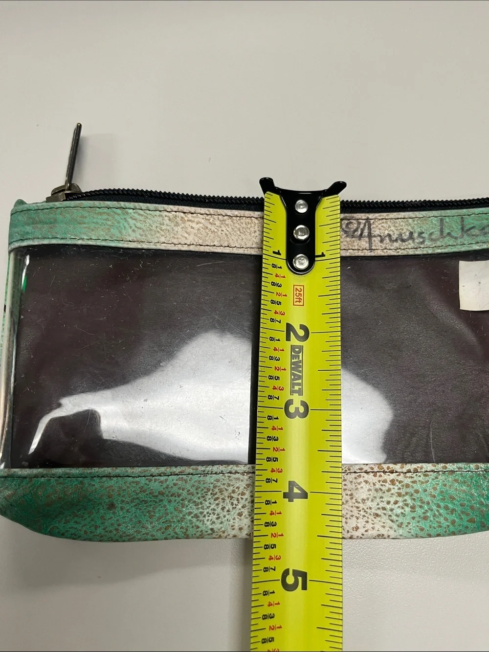 Anuschka Butterfly Print Onesided Clear Pouch